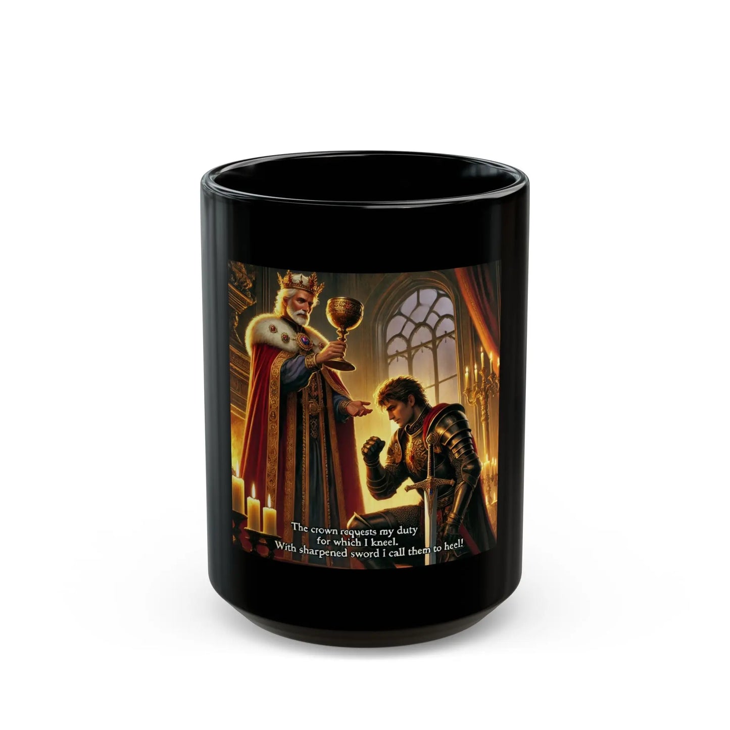 Azrodyl the Knight Koffiemok – Limited Edition (2/5) | Beschikbaar in 9 Kleuren | Gedetailleerde Illustratie Printify