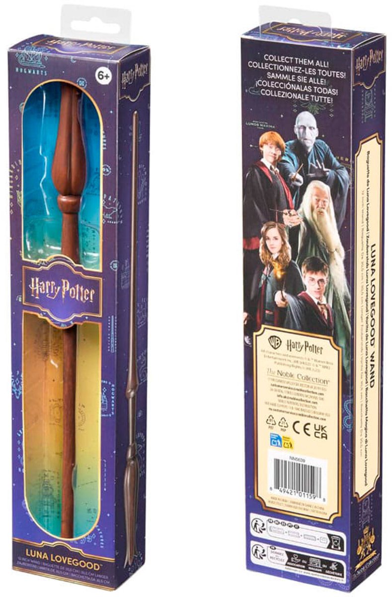 Noble Collection Harry Potter Role Play Toverstaf / Toverstok Luna Lovegood / Loena Leeflang 30 cm Replica: down-scaled, Foto: 3