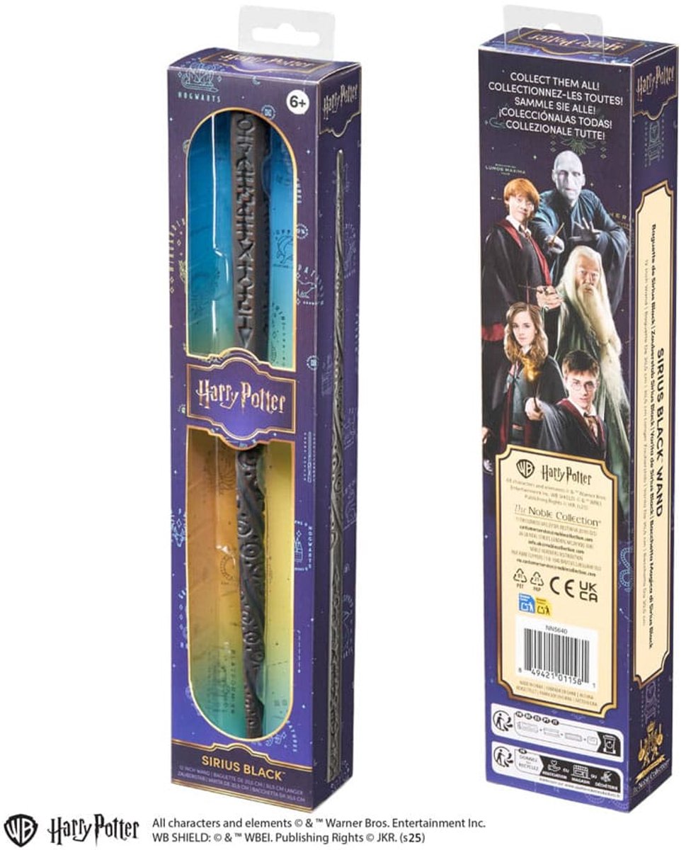 Noble Collection Harry Potter Role Play Toverstaf / Toverstok Sirius Black / Sirius Zwart 30 cm Replica: down-scaled, Foto: 2