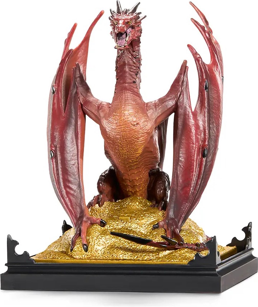 Noble Collection Lord of the Rings Diorama Figure Smaug 17 cm Beeld, Foto: 5