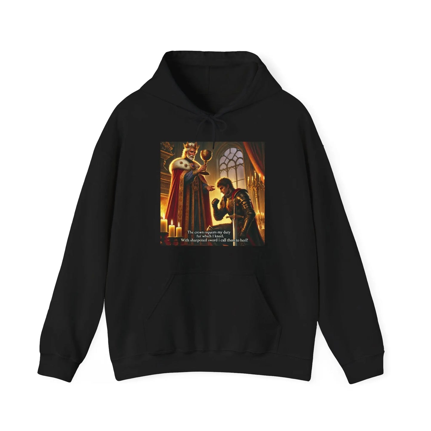 Azrodyl the Knight Hooded Sweatshirt – Limited Edition (2/5) | Beschikbaar in Diverse Kleuren en Maten Printify