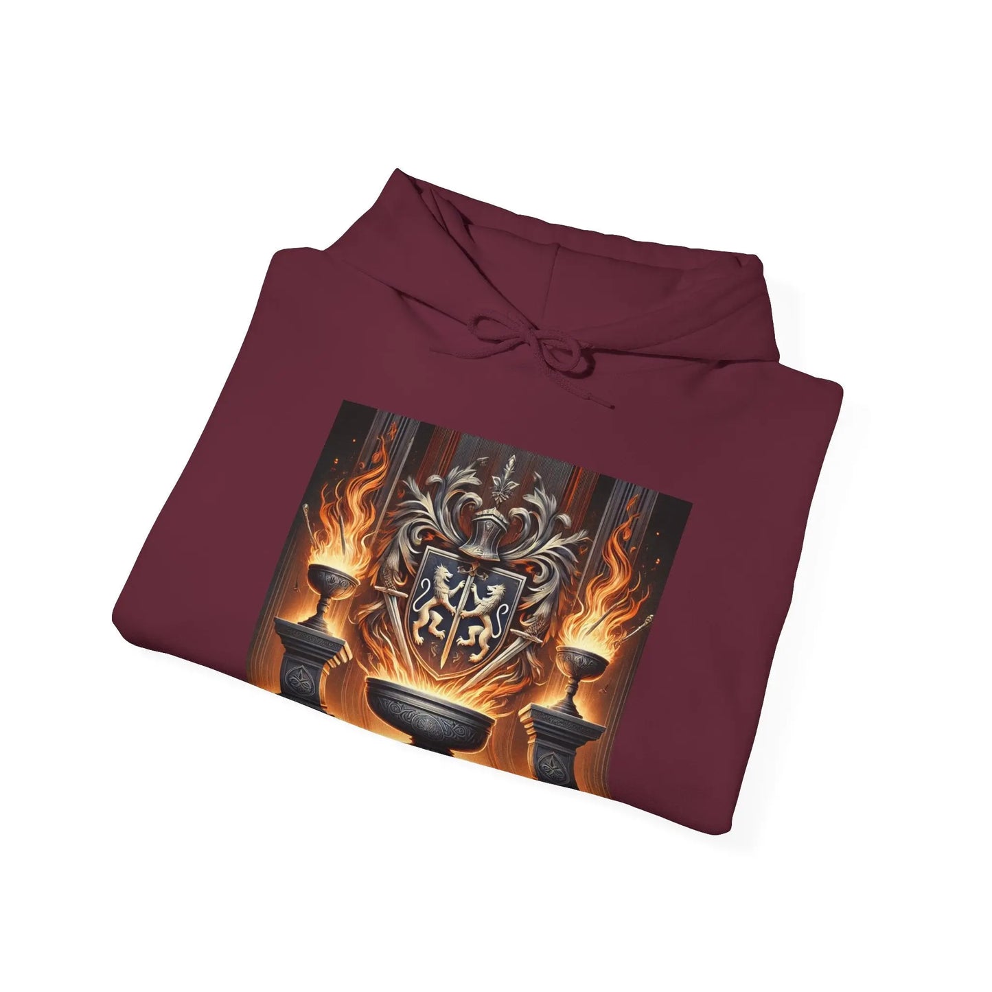 Azrodyl the Knight Hooded Sweatshirt – Limited Edition (1/5) | Beschikbaar in Diverse Kleuren en Maten Printify