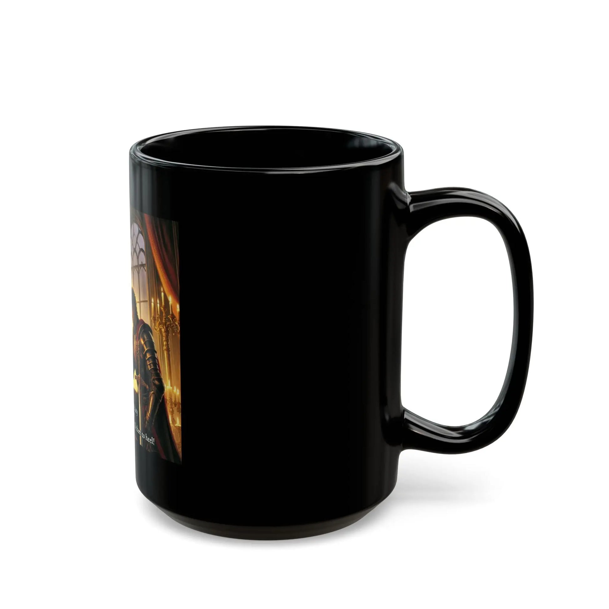 Azrodyl the Knight Koffiemok – Limited Edition (2/5) | Beschikbaar in 9 Kleuren | Gedetailleerde Illustratie Printify