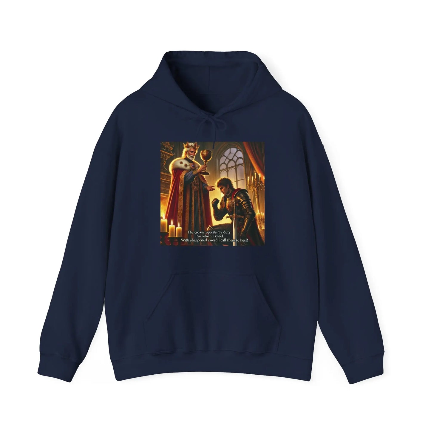 Azrodyl the Knight Hooded Sweatshirt – Limited Edition (2/5) | Beschikbaar in Diverse Kleuren en Maten Printify