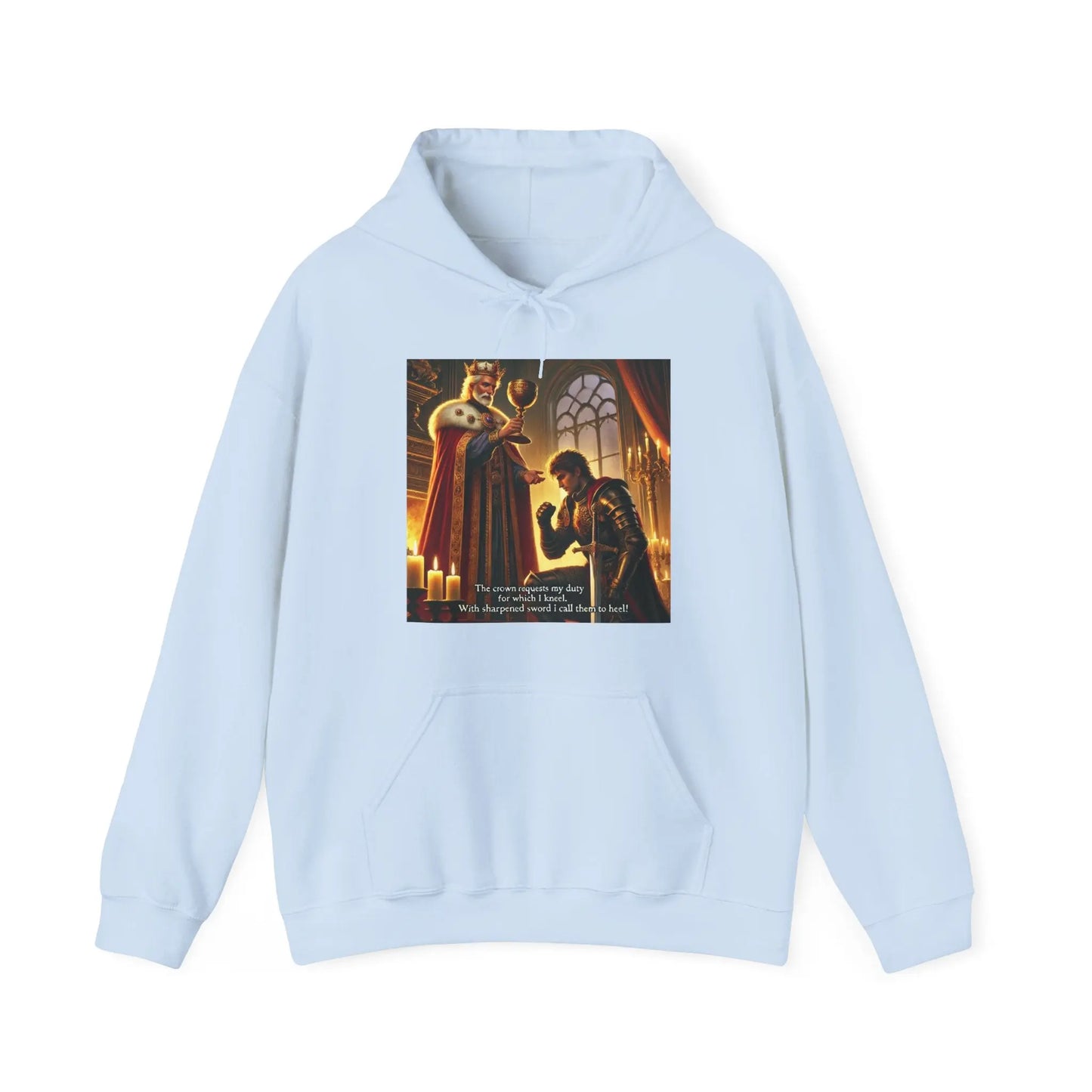 Azrodyl the Knight Hooded Sweatshirt – Limited Edition (2/5) | Beschikbaar in Diverse Kleuren en Maten Printify