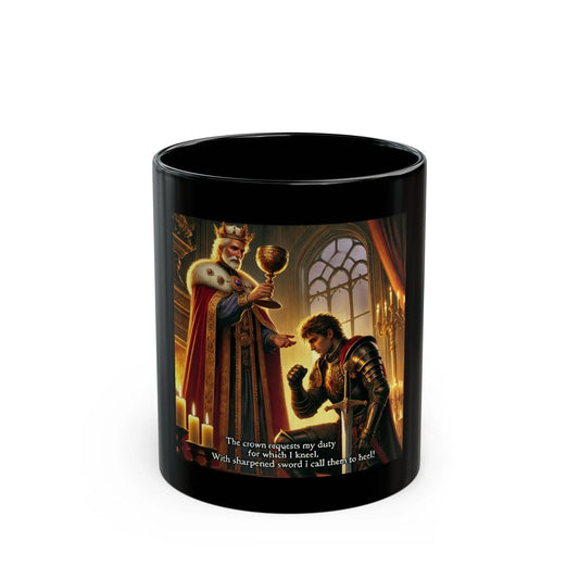 Azrodyl the Knight Koffiemok – Limited Edition (2/5) | Beschikbaar in 9 Kleuren | Gedetailleerde Illustratie Printify