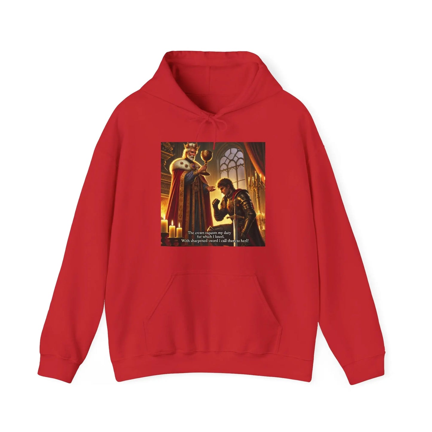 Azrodyl the Knight Hooded Sweatshirt – Limited Edition (2/5) | Beschikbaar in Diverse Kleuren en Maten Printify