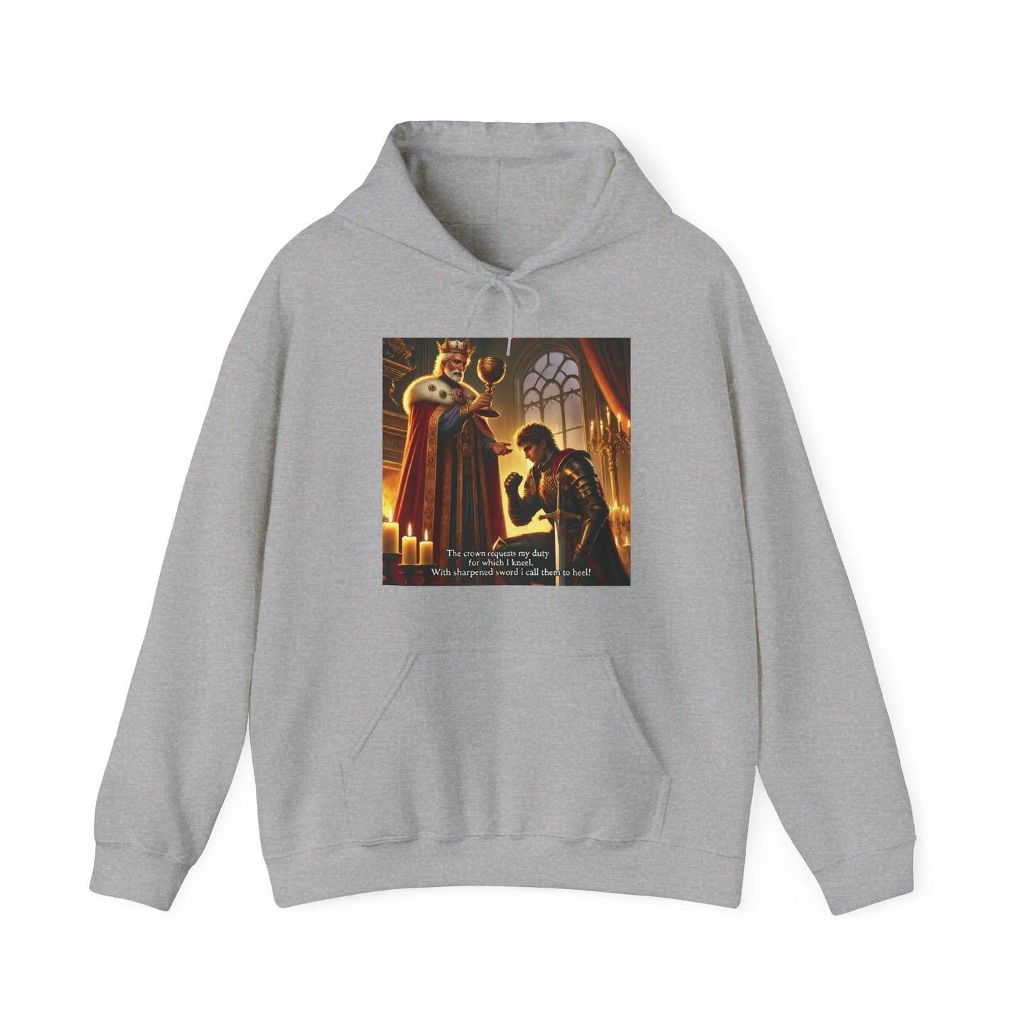 Azrodyl the Knight Hooded Sweatshirt – Limited Edition (2/5) | Beschikbaar in Diverse Kleuren en Maten Printify