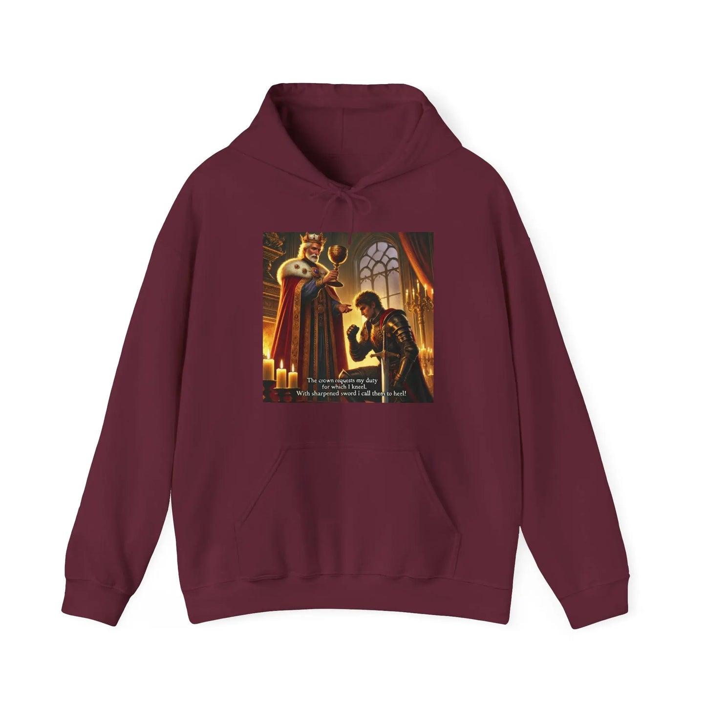 Azrodyl the Knight Hooded Sweatshirt – Limited Edition (2/5) | Beschikbaar in Diverse Kleuren en Maten Printify
