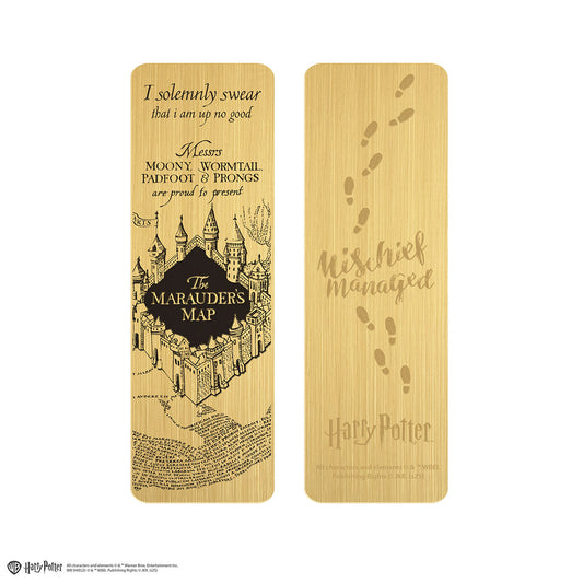 Harry Potter Marauder's Map Metalen Boekenlegger MAP5325 - Foto 1