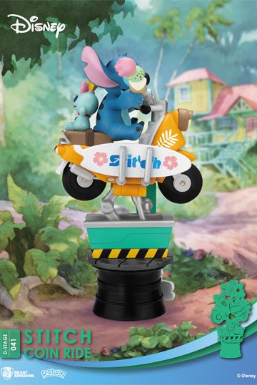 Beast Kingdom Disney Stitch Coin Ride D-Stage PVC Diorama 16 cm – Foto 2