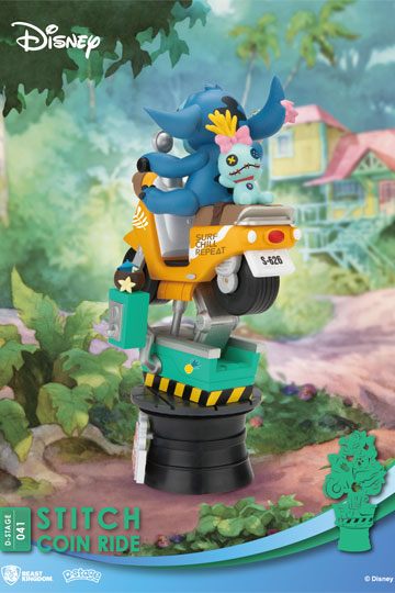 Beast Kingdom Disney Stitch Coin Ride D-Stage PVC Diorama 16 cm – Foto 3