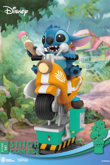 Beast Kingdom Disney Stitch Coin Ride D-Stage PVC Diorama 16 cm – Foto 5