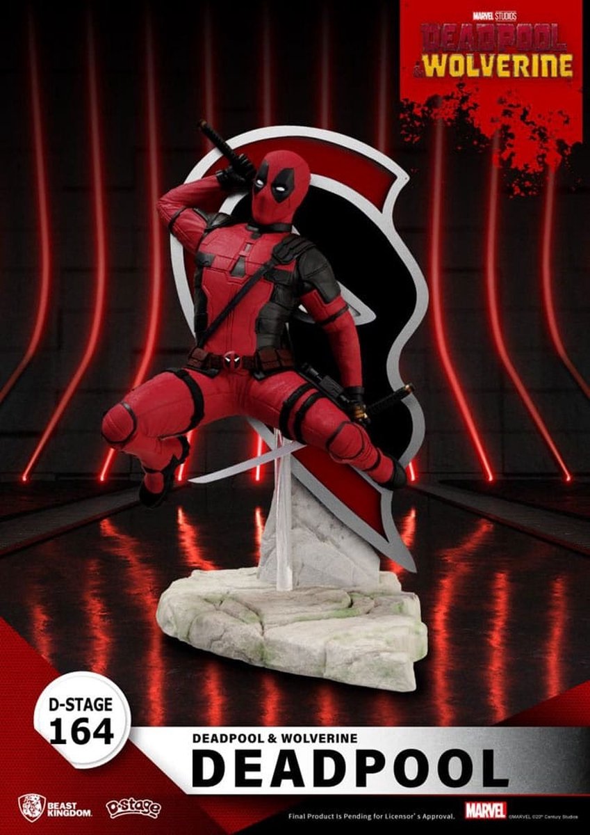 Beast Kingdom Marvel Deadpool D-Stage PVC Diorama 16 cm – Foto 3