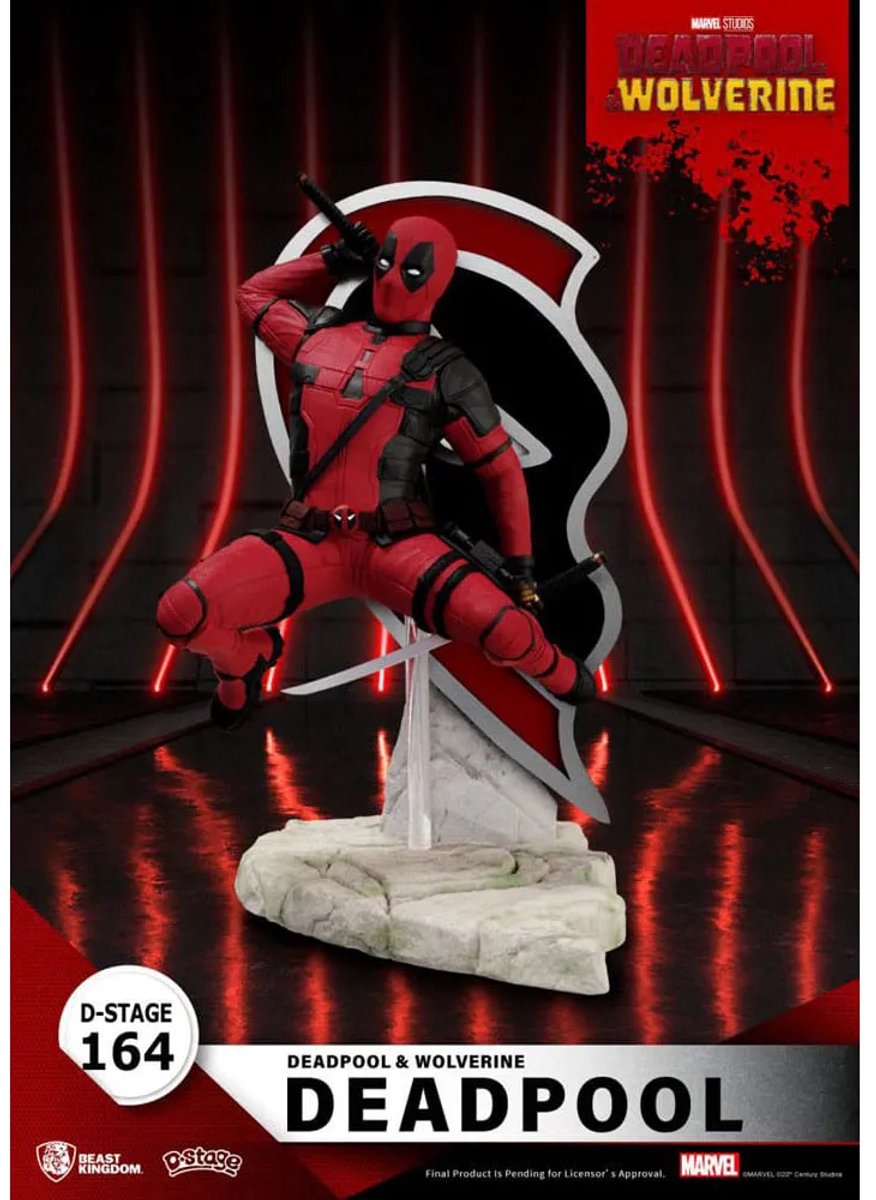 Beast Kingdom Marvel Deadpool D-Stage PVC Diorama 16 cm – Foto 1