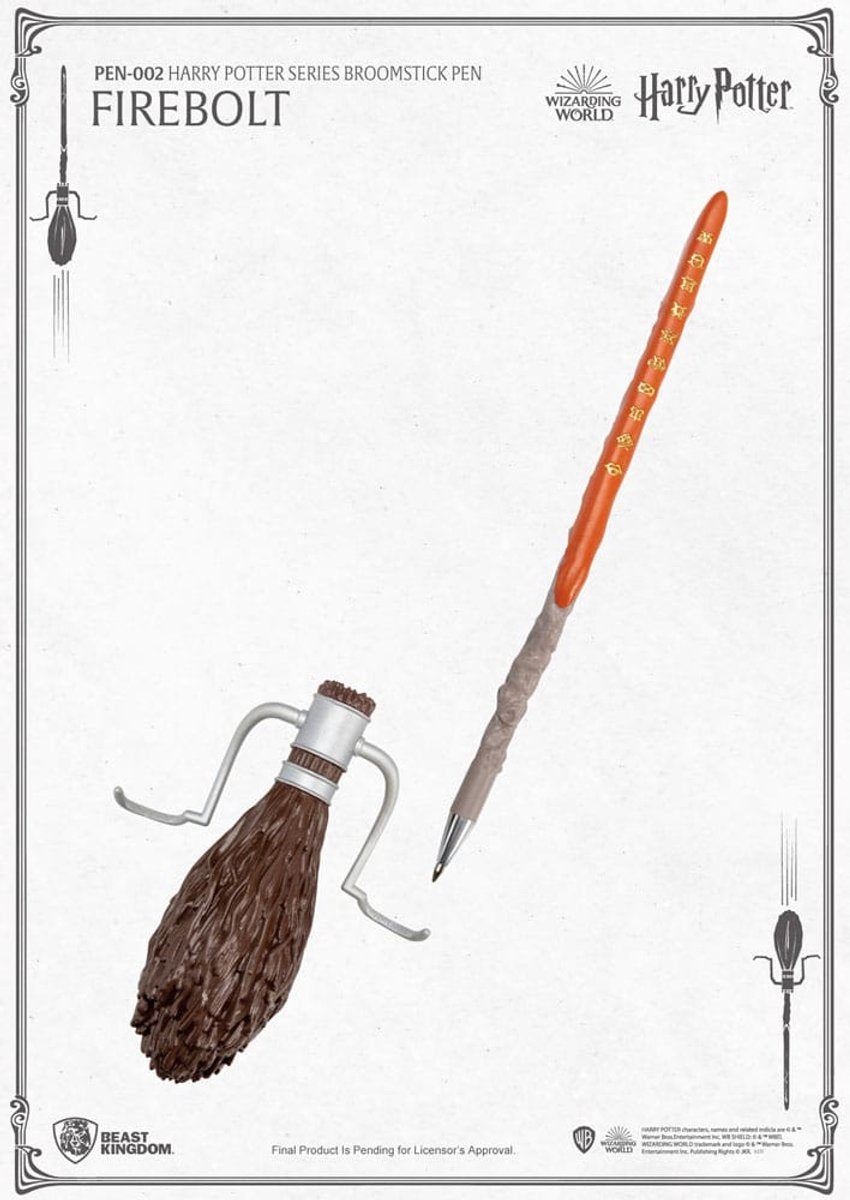 Beast Kingdom Harry Potter Firebolt Bezemsteel Balpen 29 cm – Foto 2