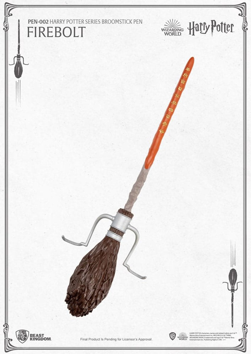 Beast Kingdom Harry Potter Firebolt Bezemsteel Balpen 29 cm – Foto 1