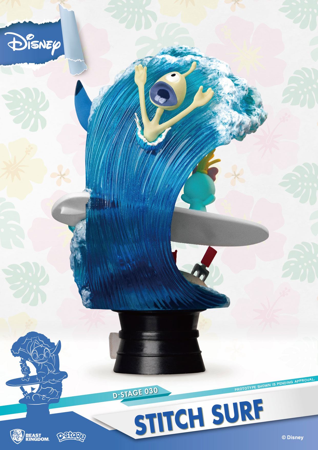 Disney Stitch Surf D-Stage PVC Diorama 15 cm – Foto 2