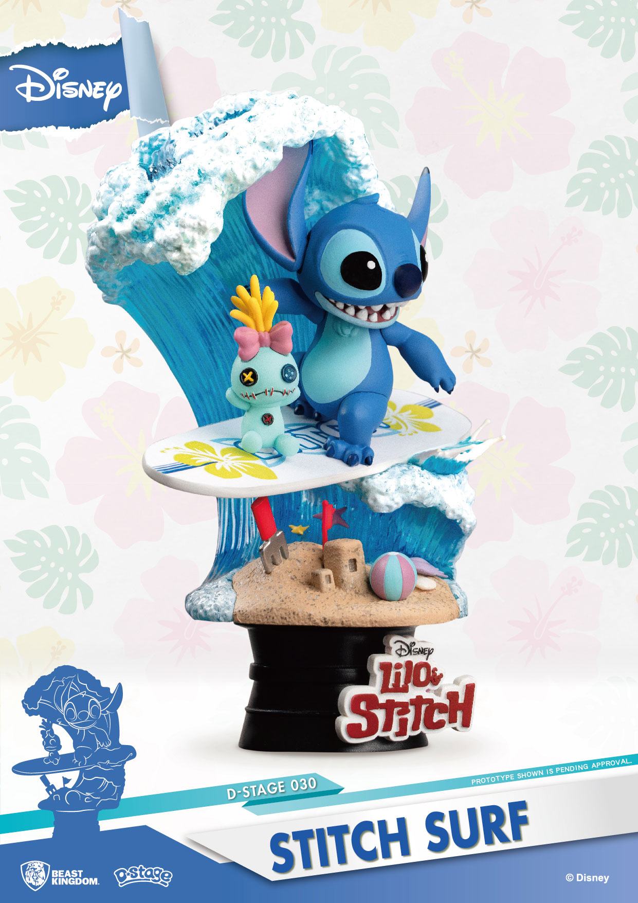 Disney Stitch Surf D-Stage PVC Diorama 15 cm – Foto 3