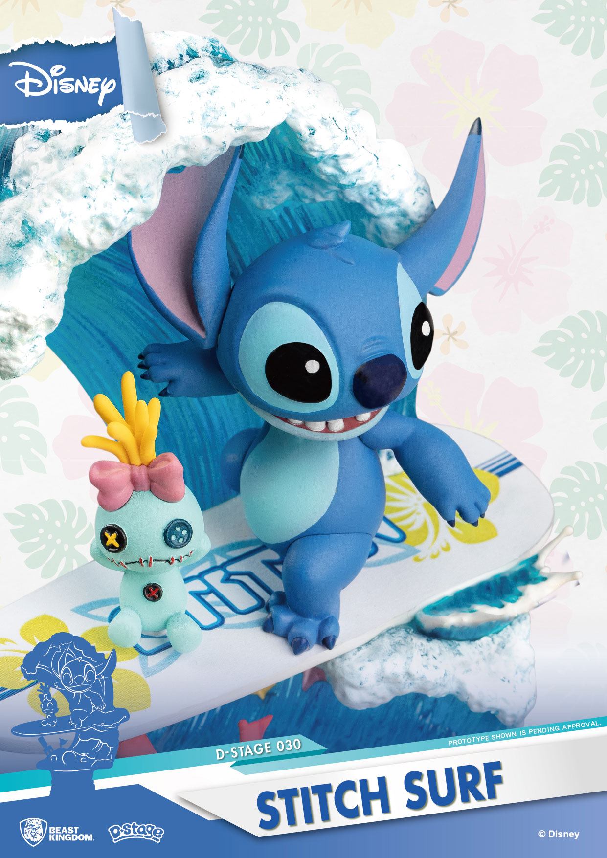 Disney Stitch Surf D-Stage PVC Diorama 15 cm – Foto 4