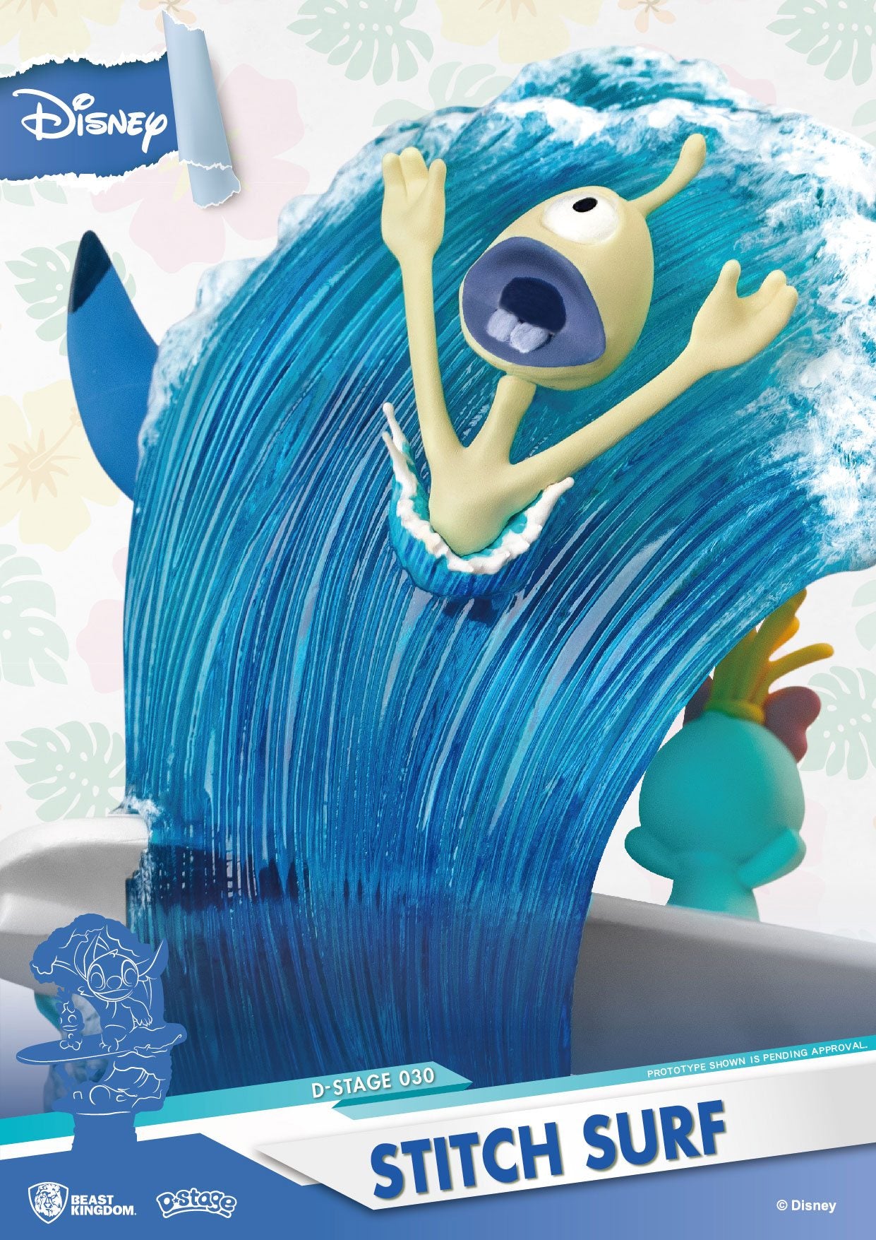 Disney Stitch Surf D-Stage PVC Diorama 15 cm – Foto 5