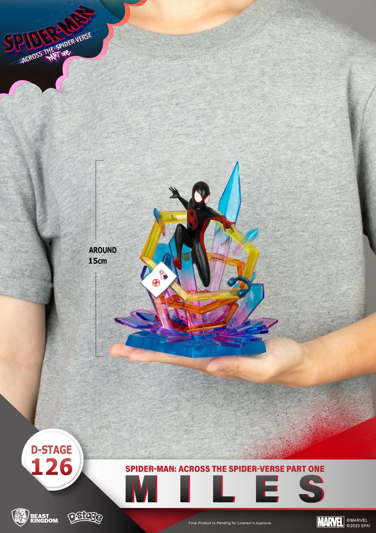 Beast Kingdom Marvel Spider-Man: Across the Spider-Verse Miles Morales D-Stage PVC Diorama 15 cm – Foto 2