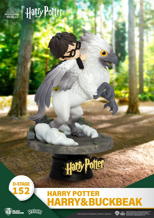 Beast Kingdom Harry Potter Harry & Buckbeak D-Stage PVC Diorama 16 cm – Foto 1