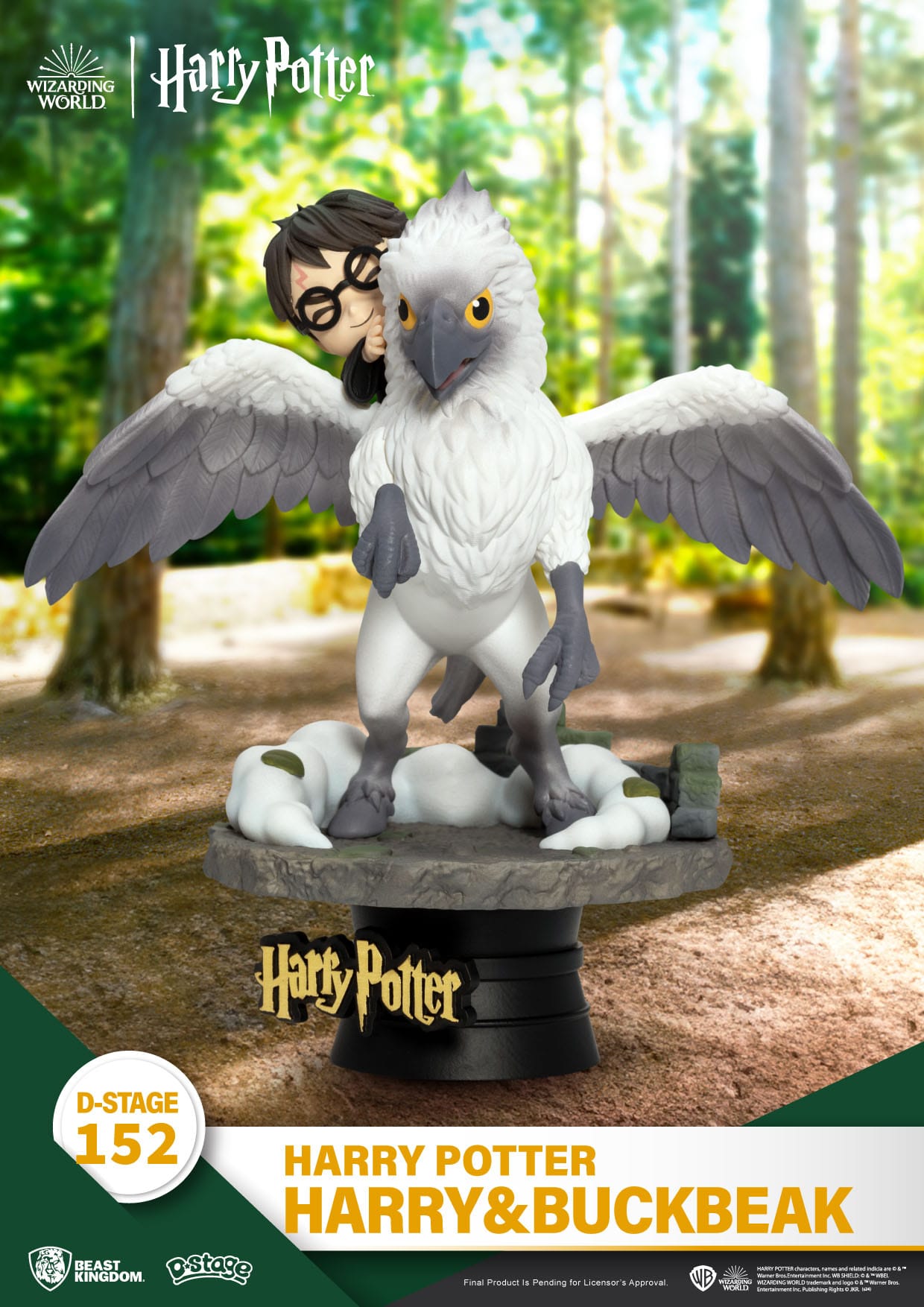 Beast Kingdom Harry Potter Harry & Buckbeak D-Stage PVC Diorama 16 cm – Foto 3