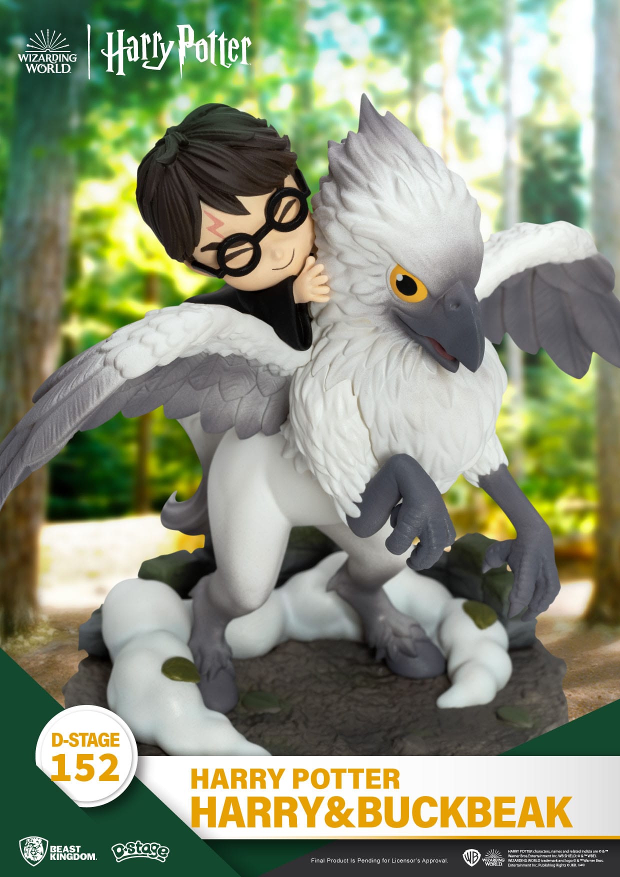 Beast Kingdom Harry Potter Harry & Buckbeak D-Stage PVC Diorama 16 cm – Foto 4
