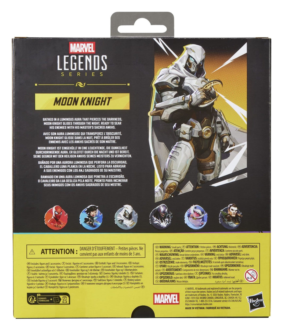 Marvel Rivals Marvel Legends Moon Knight 15 cm action figure – afbeelding 2