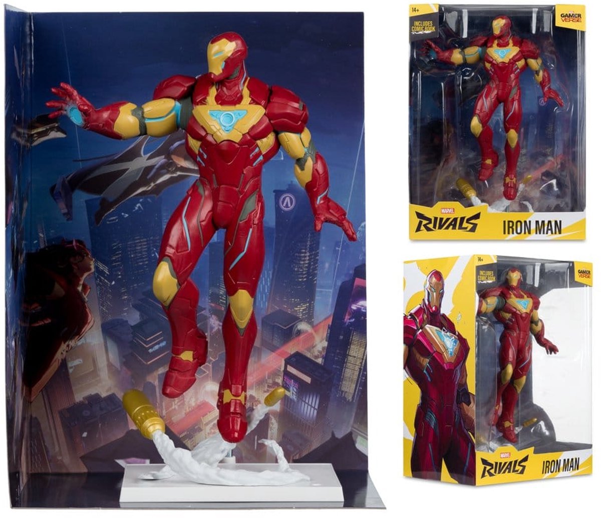Marvel Rivals Iron Man Platinum Edition 1/6 figuur 28 cm van McFarlane Toys - Foto: 5