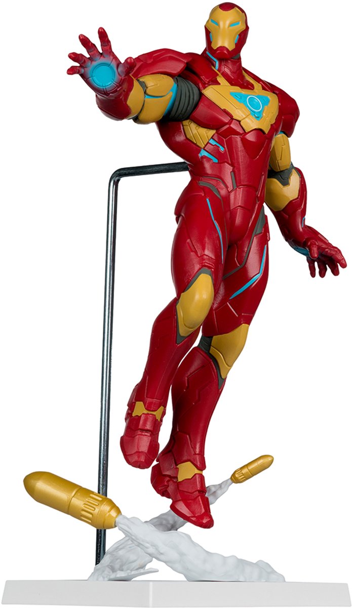 Marvel Rivals Iron Man Platinum Edition 1/6 figuur 28 cm van McFarlane Toys - Foto: 3