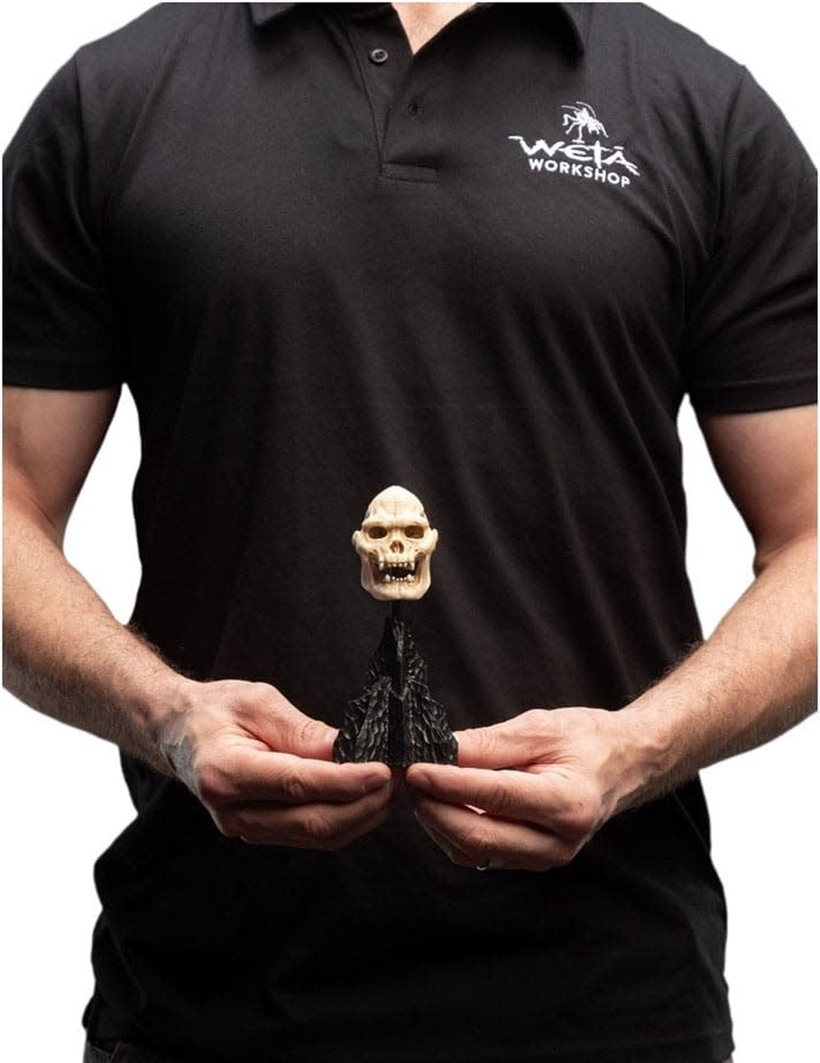 Weta Workshop Lord of the Rings Skull of Lurtz Mini Statue 14 cm officiële collectible Foto: 2