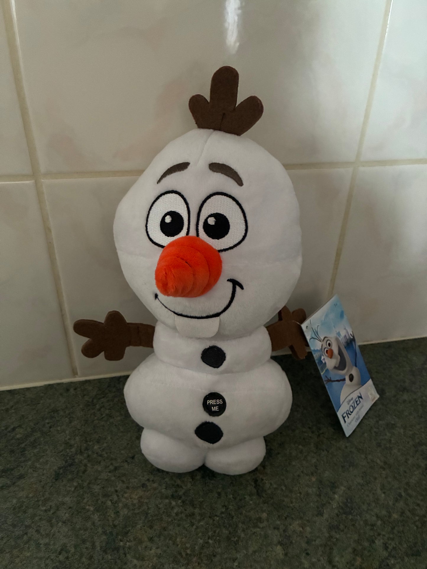 Disney Frozen Knuffel Olaf Met Geluid, 25cm, Foto: 1