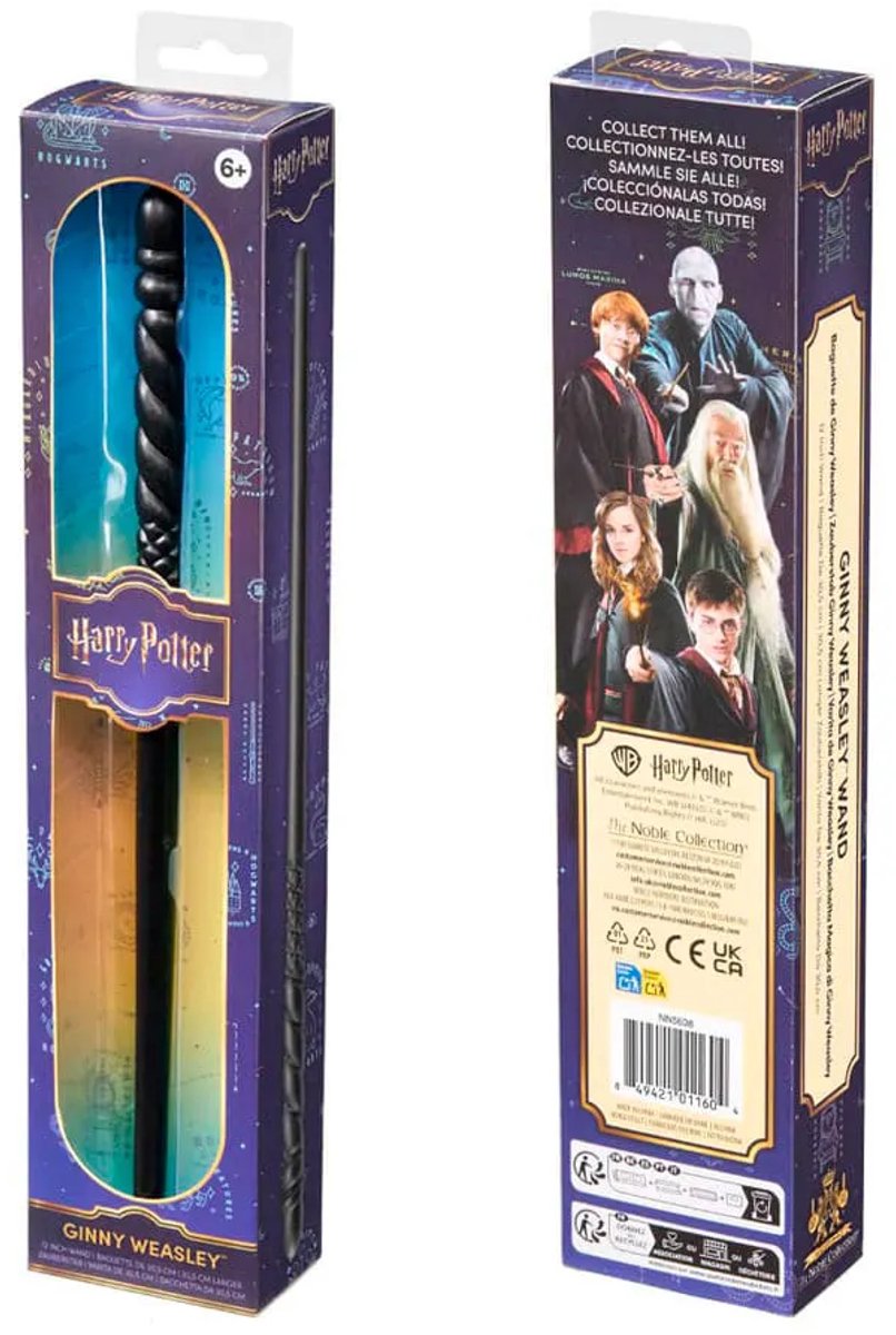 Noble Collection Harry Potter Role Play Toverstaf / Toverstok Ginny Weasley / Ginny Wemel 30 cm Replica: down-scaled, Foto: 4