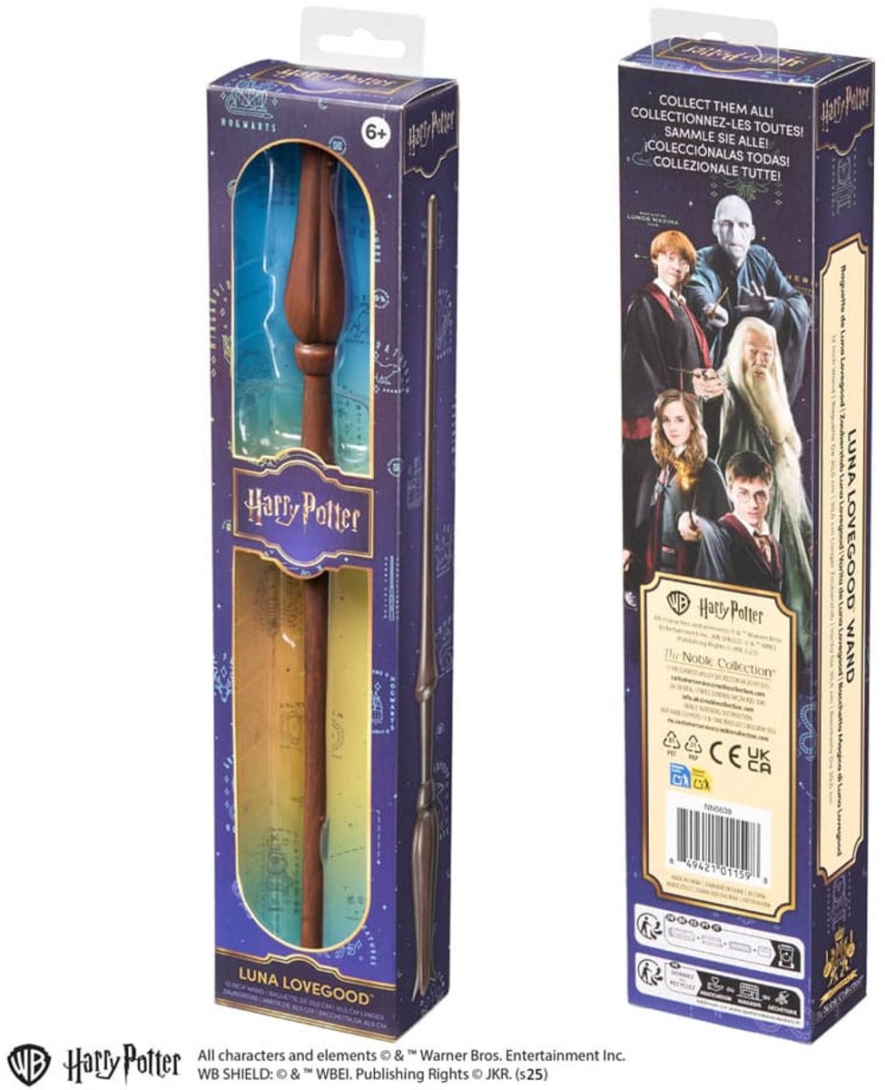 Noble Collection Harry Potter Role Play Toverstaf / Toverstok Luna Lovegood / Loena Leeflang 30 cm Replica: down-scaled, Foto: 1