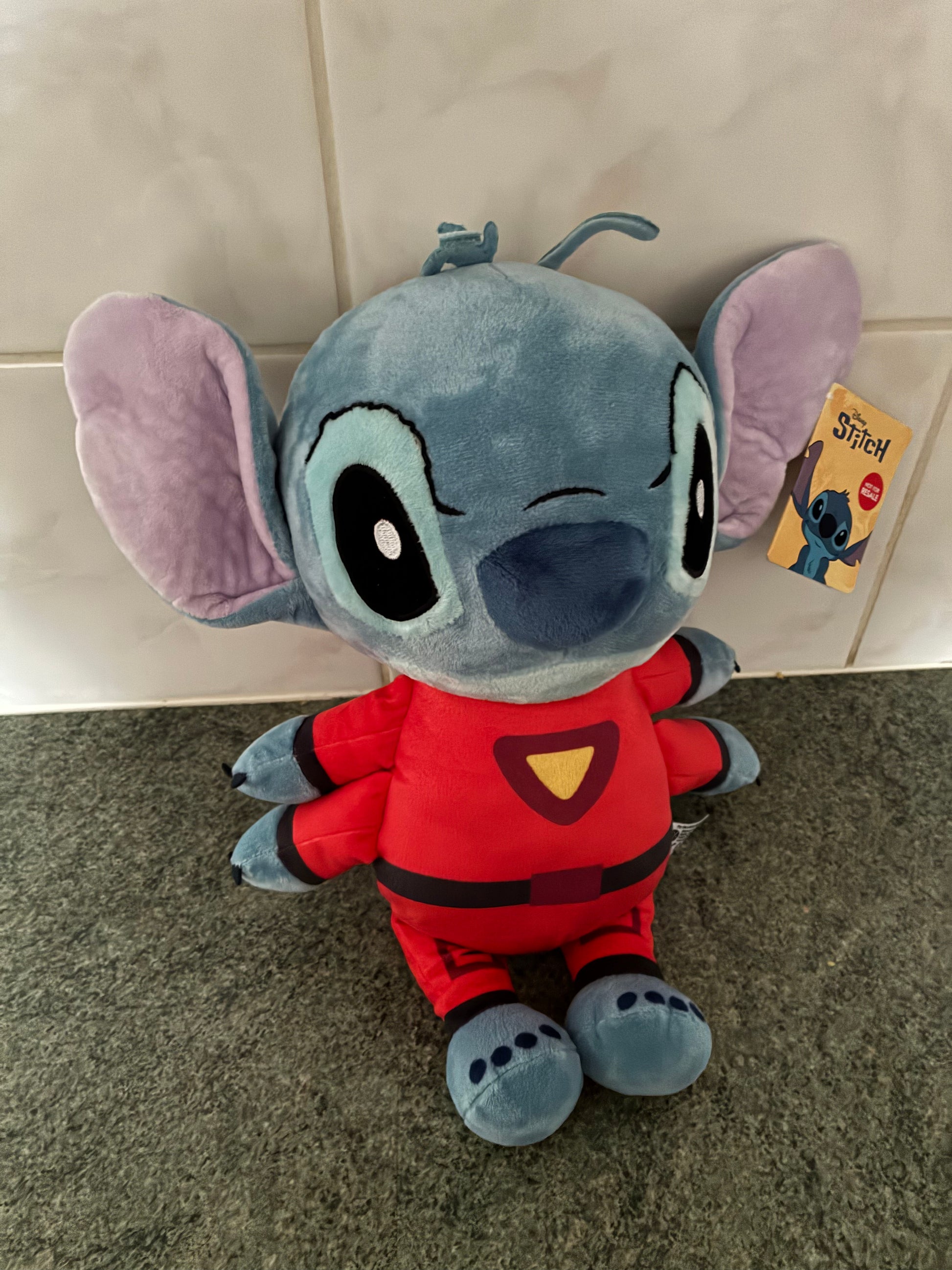 Disney Knuffel Stitch in RuimtePak, 25cm, Foto: 1