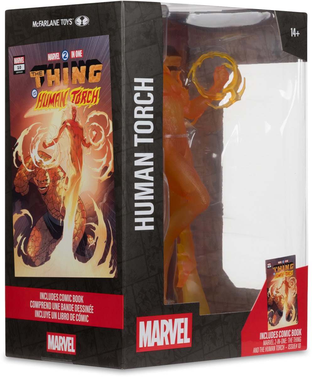 McFarlane Toys Marvel Human Torch Marvel 2-In-1 #10 PVC Standbeeld 1:6 29 cm – Foto 2