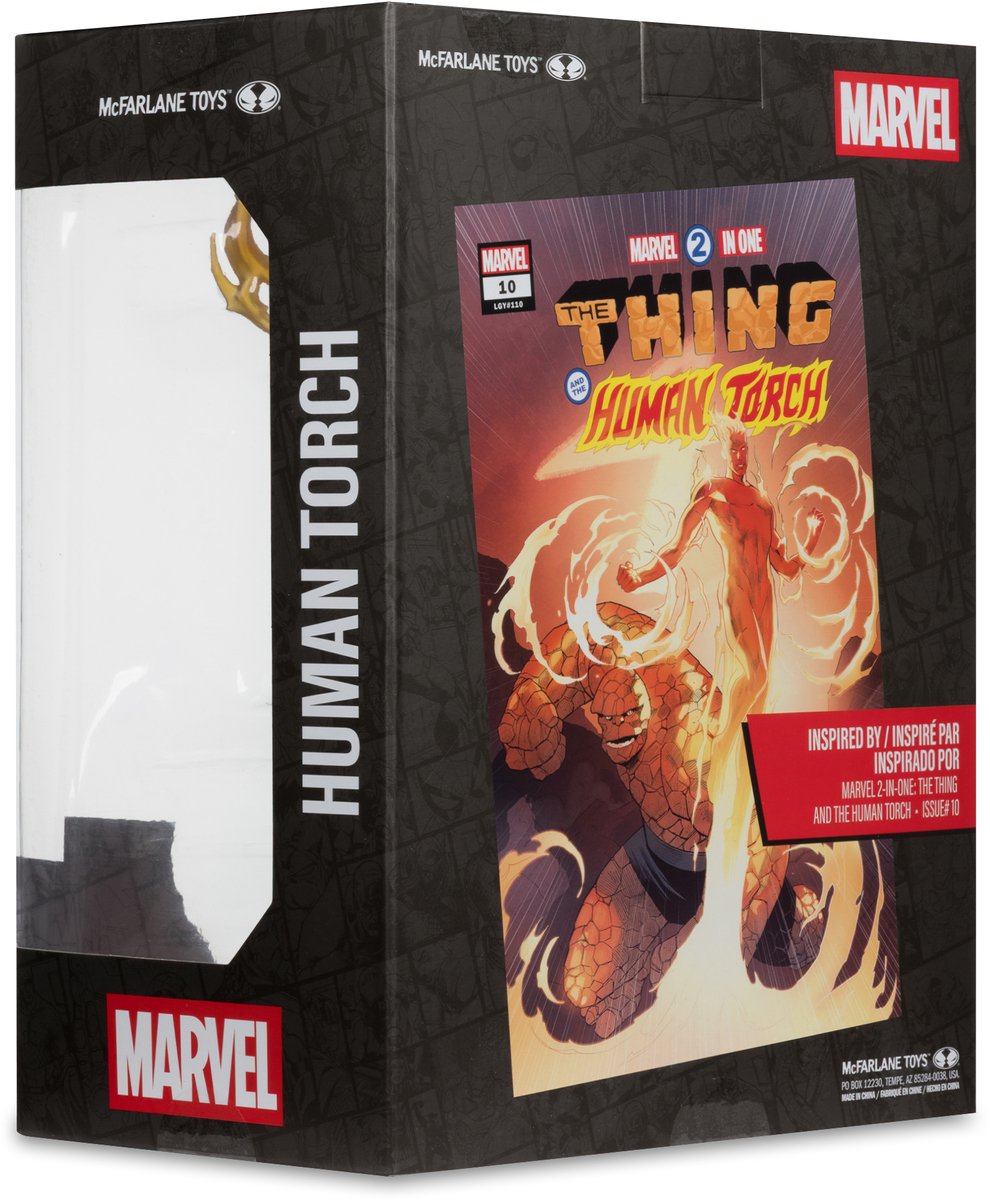 McFarlane Toys Marvel Human Torch Marvel 2-In-1 #10 PVC Standbeeld 1:6 29 cm – Foto 1